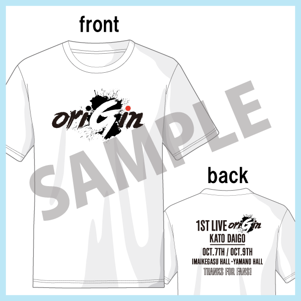 加藤大悟 OFFICIAL GOODS STORE / 1st LIVE「oriGin」